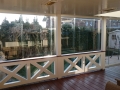 Veranda, Veranda Plaza, Glazen schuifwanden, terrasoverkapping, overkapping, buitenkamer, tuinkamer, Carport houtkachel, lichtstraat, daklicht, balustrade, hekwerk, terrasverwarming, tuin, terras, houten vloer.