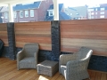 Veranda, Veranda Plaza, Glazen schuifwanden, terrasoverkapping, overkapping, buitenkamer, tuinkamer, Carport houtkachel, lichtstraat, daklicht, balustrade, terrasverwarming, tuin, terras, houten vloer.