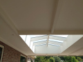 Veranda, Veranda Plaza,  terrasoverkapping, overkapping, buitenkamer, tuinkamer, Carport houtkachel, lichtstraat, daklicht, Glazen schuifwanden, balustrade, hekwerk, terrasverwarming, tuin, terras, houten vlondervloer.