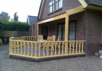 Hekwerk Balustrade Veranda Plaza
