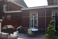Veranda, Veranda Plaza,  terrasoverkapping, overkapping, buitenkamer, tuinkamer, Carport houtkachel, lichtstraat, daklicht, Glazen schuifwanden, balustrade, hekwerk, terrasverwarming, tuin, terras, houten vlondervloer.
