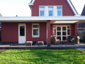 Veranda, Veranda Plaza,  terrasoverkapping, overkapping, buitenkamer, tuinkamer, Carport houtkachel, lichtstraat, daklicht, Glazen schuifwanden, balustrade, hekwerk, terrasverwarming, tuin, terras, houten vlondervloer.