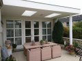 Veranda, Veranda Plaza,  terrasoverkapping, overkapping, buitenkamer, tuinkamer, Carport houtkachel, lichtstraat, daklicht, Glazen schuifwanden, balustrade, hekwerk, terrasverwarming, tuin, terras, houten vlondervloer.