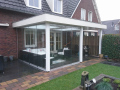 Veranda, Veranda Plaza,  terrasoverkapping, overkapping, buitenkamer, tuinkamer, Carport houtkachel, lichtstraat, daklicht, Glazen schuifwanden, balustrade, hekwerk, terrasverwarming, tuin, terras, houten vlondervloer.