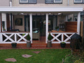 Veranda, Veranda Plaza,  terrasoverkapping, overkapping, buitenkamer, tuinkamer, Carport houtkachel, lichtstraat, daklicht, Glazen schuifwanden, balustrade, hekwerk, terrasverwarming, tuin, terras, houten vlondervloer.