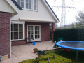 Veranda, Veranda Plaza,  terrasoverkapping, overkapping, buitenkamer, tuinkamer, Carport houtkachel, lichtstraat, daklicht, Glazen schuifwanden, balustrade, hekwerk, terrasverwarming, tuin, terras, houten vlondervloer.