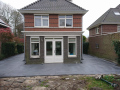 Veranda, Veranda Plaza,  terrasoverkapping, overkapping, buitenkamer, tuinkamer, Carport houtkachel, lichtstraat, daklicht, Glazen schuifwanden, balustrade, hekwerk, terrasverwarming, tuin, terras, houten vlondervloer.
