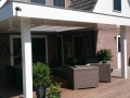 Veranda, Veranda Plaza, terrasoverkapping, overkapping, buitenkamer, tuinkamer, houtkachel, lichtstraat, Glazen schuifwanden, daklicht, balustrade, terrasverwarming, tuin, terras carport, terras, vlonder