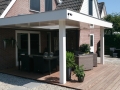 Veranda, Veranda Plaza, terrasoverkapping, overkapping, buitenkamer, tuinkamer, houtkachel, lichtstraat, Glazen schuifwanden, daklicht, balustrade, terrasverwarming, tuin, terras carport, terras, vlonder