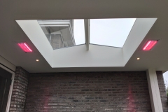 Exclusieve Veranda Terrasoverkapping met 3 Glazen Daklichten van Veranda Plaza in Amstelveen