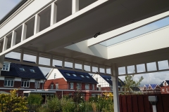 Exclusieve Veranda Terrasoverkapping met Raster en Daklicht van Veranda Plaza in Oegstgeest
