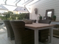 Veranda, Veranda Plaza, terrasoverkapping, overkapping, buitenkamer, tuinkamer, houtkachel, lichtstraat, Glazen schuifwanden, daklicht, balustrade, terrasverwarming, tuin, terras carport, terras, vlonder