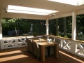 Veranda, Veranda Plaza, terrasoverkapping, overkapping, buitenkamer, tuinkamer, houtkachel, lichtstraat, Glazen schuifwanden, daklicht, balustrade, terrasverwarming, tuin, terras carport, terras, vlonder