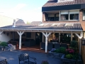 Veranda, Veranda Plaza, terrasoverkapping, overkapping, buitenkamer, tuinkamer, houtkachel, lichtstraat, Glazen schuifwanden, daklicht, balustrade, terrasverwarming, tuin, terras carport, terras, vlonder