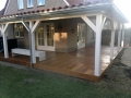 Veranda, Veranda Plaza, terrasoverkapping, overkapping, buitenkamer, tuinkamer, houtkachel, lichtstraat, Glazen schuifwanden, daklicht, balustrade, terrasverwarming, tuin, terras carport, terras, vlonder