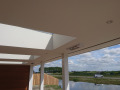 Veranda, Veranda Plaza, terrasoverkapping, overkapping, buitenkamer, tuinkamer, Carport houtkachel, lichtstraat, daklicht, Glazen schuifwanden, balustrade, hekwerk, terrasverwarming, tuin, terras, houten vlondervloer.