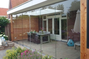 Exclusieve Veranda  Tuinkamer met Glazenschuifwanden van Veranda Plaza in Aalsmeer