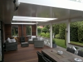 Veranda, Veranda Plaza, terrasoverkapping, overkapping, buitenkamer, tuinkamer, houtkachel, lichtstraat, Glazen schuifwanden, daklicht, balustrade, terrasverwarming, tuin, terras carport, terras, vlonder