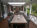 Veranda, Veranda Plaza, terrasoverkapping, overkapping, buitenkamer, tuinkamer, houtkachel, lichtstraat, Glazen schuifwanden, daklicht, balustrade, terrasverwarming, tuin, terras carport, terras, vlonder