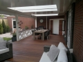Veranda, Veranda Plaza, terrasoverkapping, overkapping, buitenkamer, tuinkamer, houtkachel, lichtstraat, Glazen schuifwanden, daklicht, balustrade, terrasverwarming, tuin, terras carport, terras, vlonder