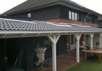 Veranda, Veranda Plaza, terrasoverkapping, overkapping, buitenkamer, tuinkamer, houtkachel, lichtstraat, Glazen schuifwanden, daklicht, balustrade, terrasverwarming, tuin, terras carport, terras, vlonder