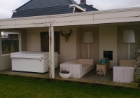 Veranda, Veranda Plaza, terrasoverkapping, overkapping, buitenkamer, tuinkamer, houtkachel, lichtstraat, Glazen schuifwanden, daklicht, balustrade, terrasverwarming, tuin, terras carport, terras, vlonder