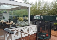 Exclusieve Veranda Tuinkamer met Glazenschuifwanden en Lichtstraat van Veranda Plaza in Amstelveen