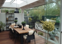Exclusieve Veranda Tuinkamer met Glazenschuifwanden en Lichtstraat van Veranda Plaza in Amstelveen