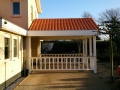 Veranda, Veranda Plaza, terrasoverkapping, overkapping, buitenkamer, tuinkamer, houtkachel, lichtstraat, Glazen schuifwanden, daklicht, balustrade, terrasverwarming, tuin, terras carport, terras, vlonder