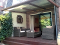 Veranda, Veranda Plaza, terrasoverkapping, overkapping, buitenkamer, tuinkamer, houtkachel, lichtstraat, Glazen schuifwanden, daklicht, balustrade, terrasverwarming, tuin, terras carport, terras, vlonder
